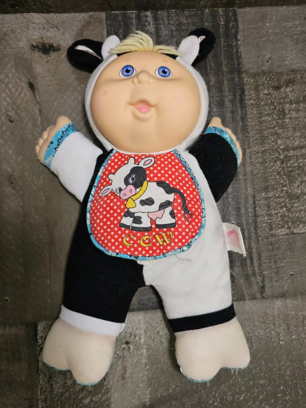 Cabbage Patch Kids Babyland Cow Plush Doll Talking With Moo Sound Xavier Roberts
